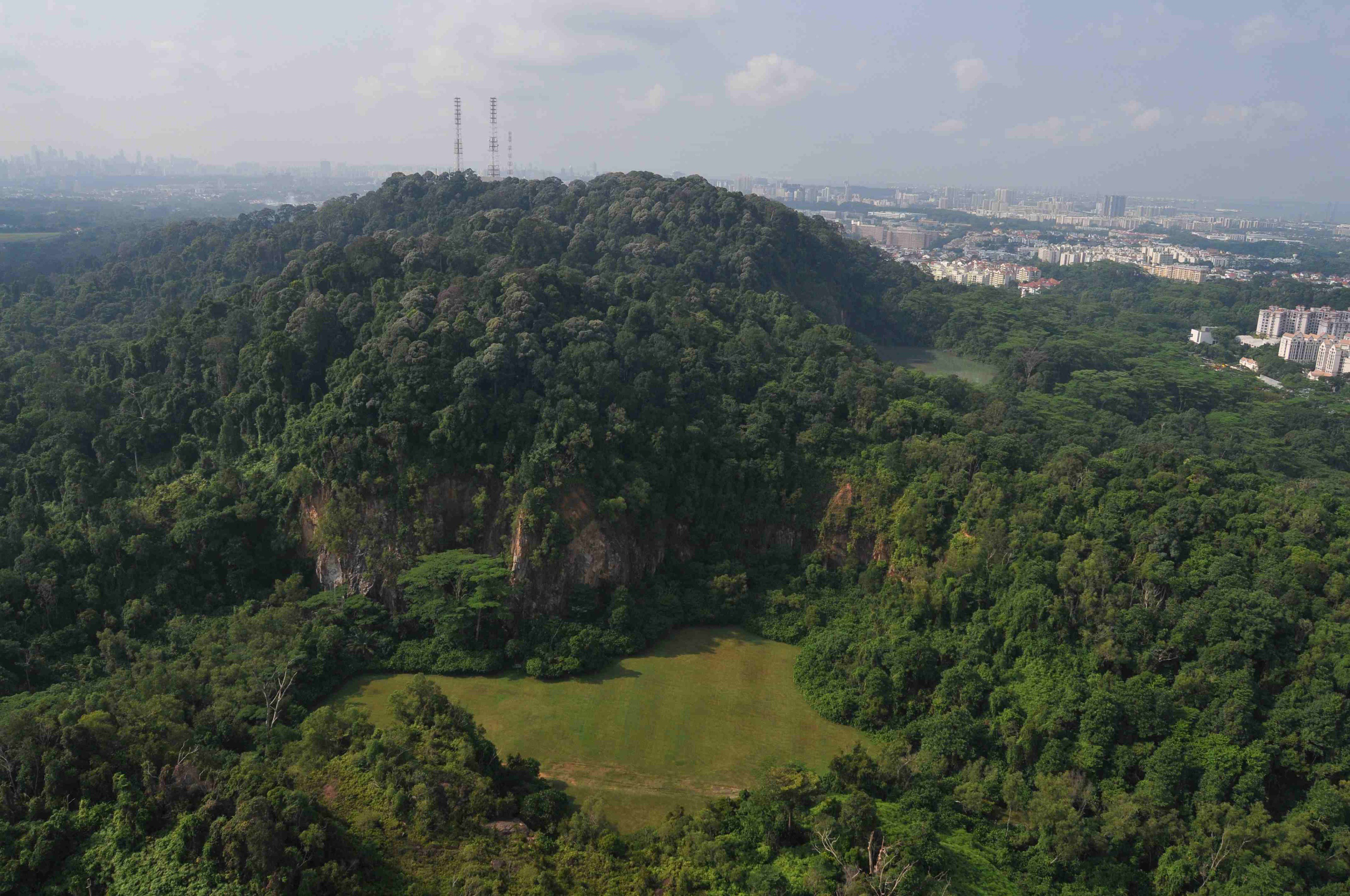 The Botany with spectacular view of Bukit Timah Nature Reserves