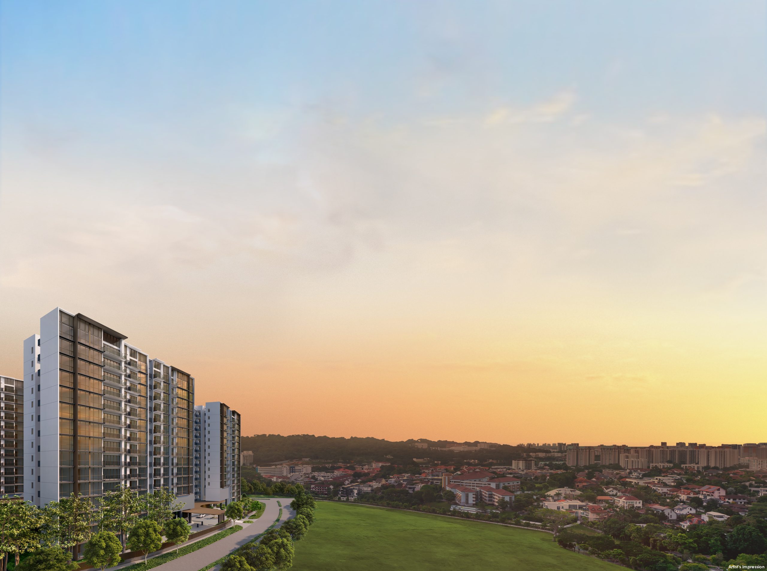 The Botany with spectacular view of Bukit Timah Nature Reserves